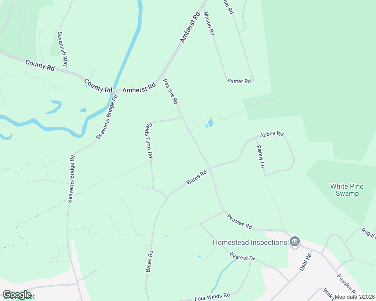 map of restaurants, bars, coffee shops, grocery stores, and more near 9 Bates Road in Merrimack