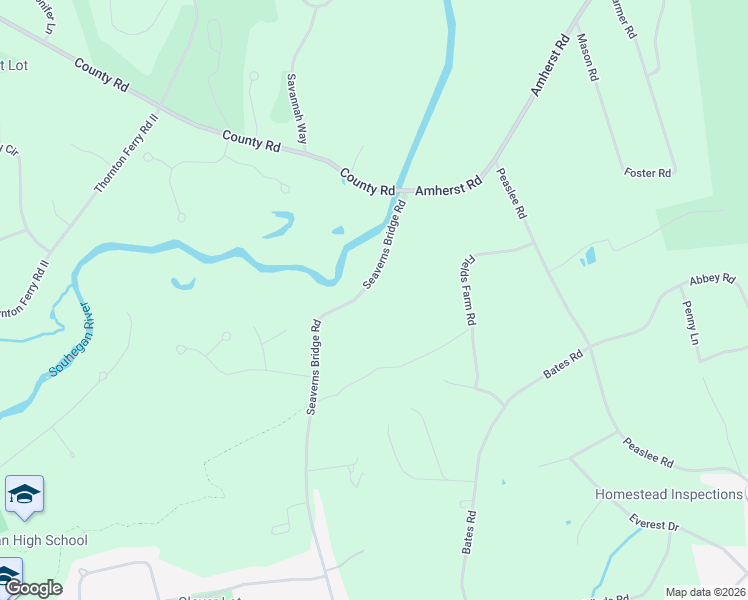 map of restaurants, bars, coffee shops, grocery stores, and more near 103 Seaverns Bridge Road in Merrimack