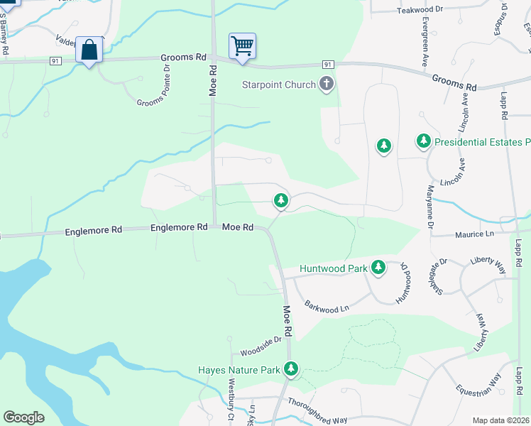 map of restaurants, bars, coffee shops, grocery stores, and more near 4 Balsam Way in Saratoga County