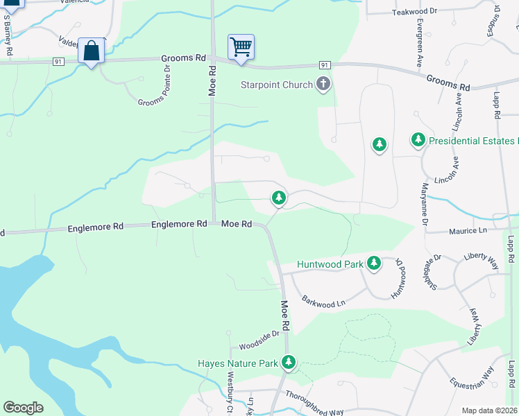 map of restaurants, bars, coffee shops, grocery stores, and more near 4 Balsam Way in Saratoga County