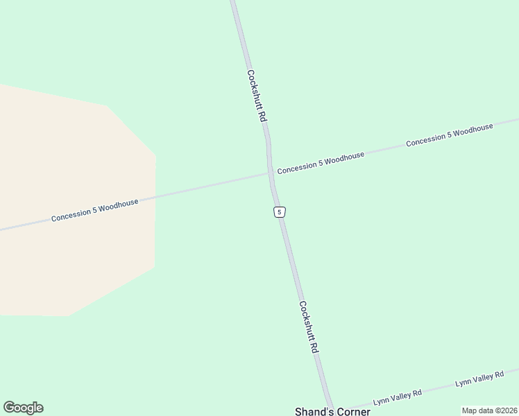 map of restaurants, bars, coffee shops, grocery stores, and more near 599 Cockshutt Road in Norfolk County