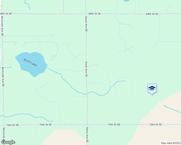 map of restaurants, bars, coffee shops, grocery stores, and more near 7224 Snow Avenue Southeast in Alto