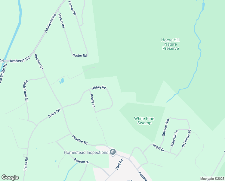 map of restaurants, bars, coffee shops, grocery stores, and more near 14 Abbey Road in Merrimack