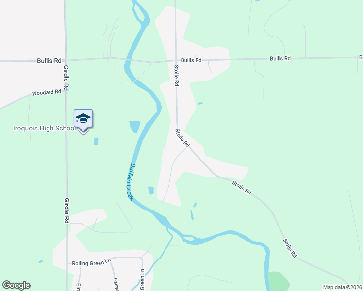 map of restaurants, bars, coffee shops, grocery stores, and more near 3 Terrace Lane in Erie County