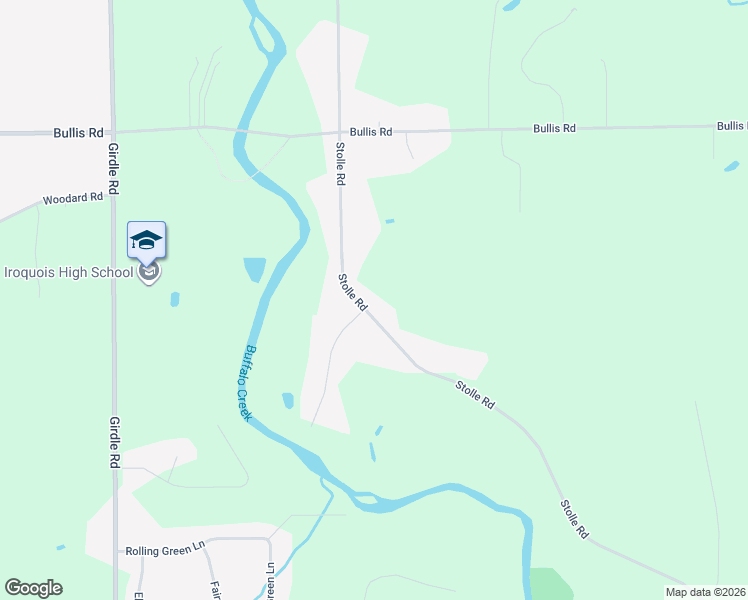 map of restaurants, bars, coffee shops, grocery stores, and more near 3 Terrace Lane in Erie County