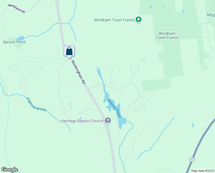 map of restaurants, bars, coffee shops, grocery stores, and more near 21 Gordon Mountain Road in Windham