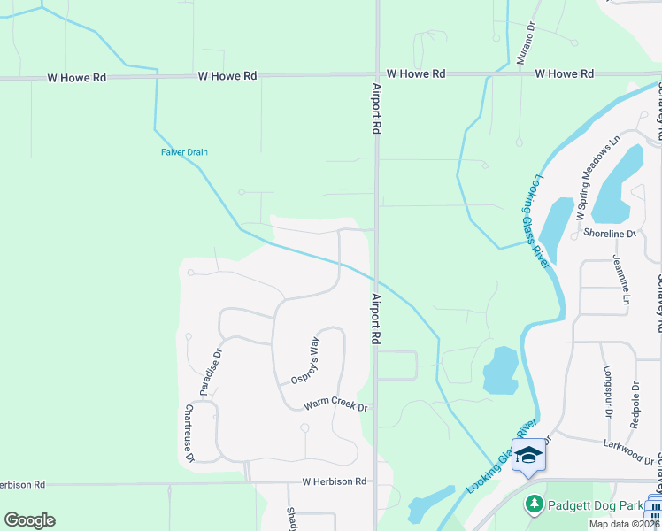 map of restaurants, bars, coffee shops, grocery stores, and more near 12490 Warm Creek Drive in DeWitt