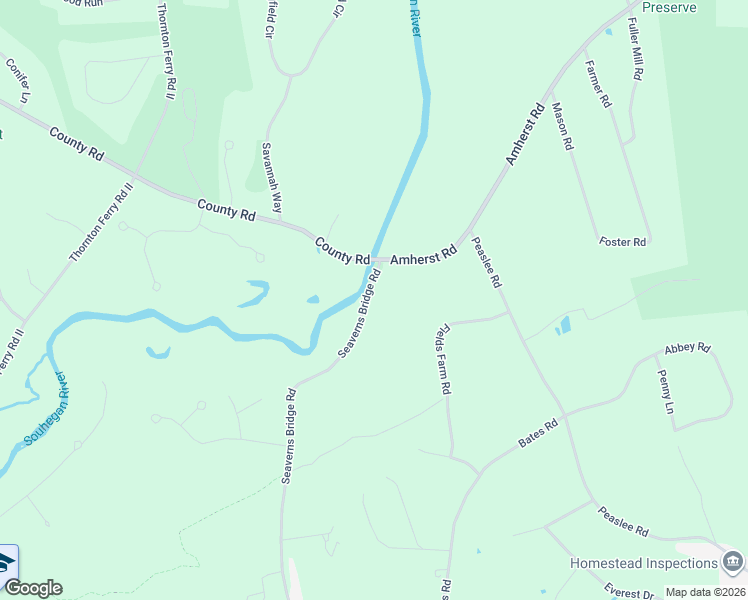 map of restaurants, bars, coffee shops, grocery stores, and more near 111 Seaverns Bridge Road in Merrimack