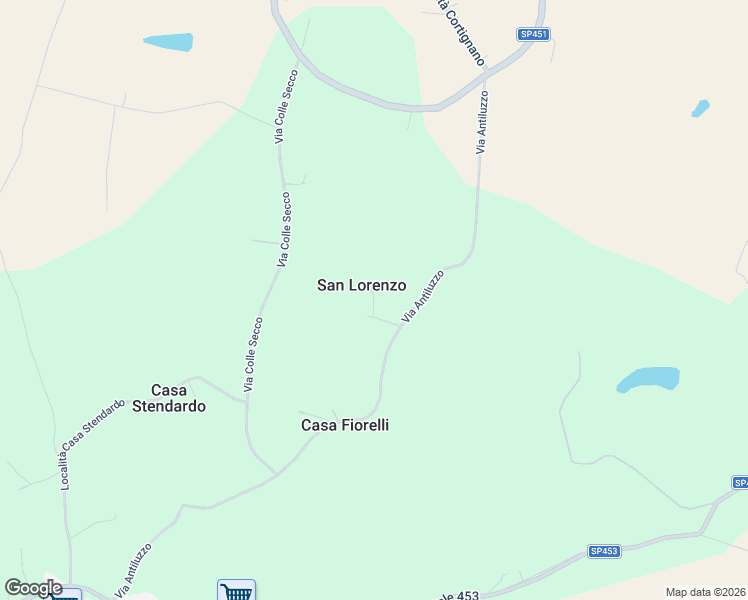 map of restaurants, bars, coffee shops, grocery stores, and more near 5 Via Antiluzzo in San Lorenzo