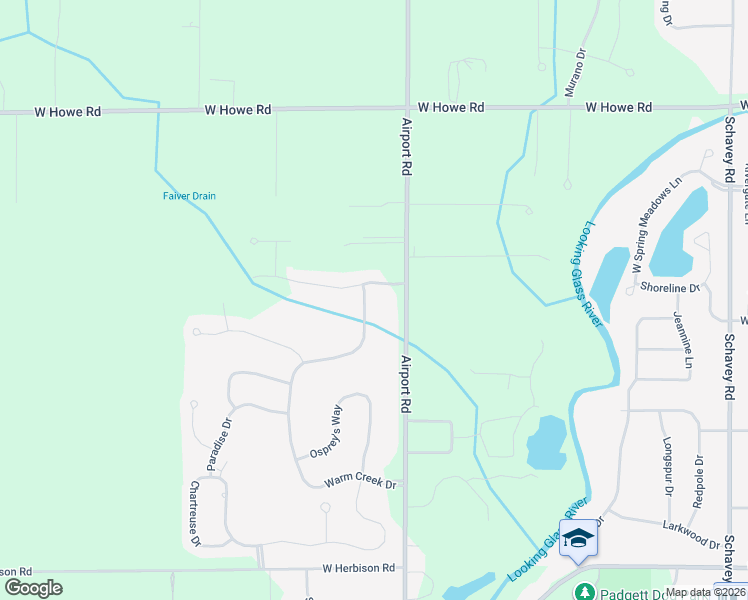 map of restaurants, bars, coffee shops, grocery stores, and more near 12490 Warm Creek Drive in DeWitt