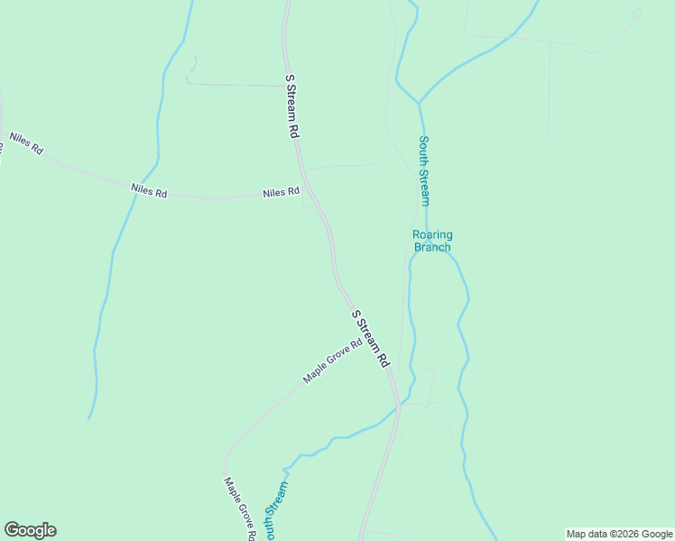 map of restaurants, bars, coffee shops, grocery stores, and more near South Stream Road in Bennington