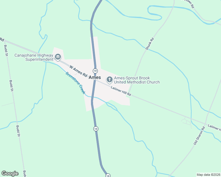 map of restaurants, bars, coffee shops, grocery stores, and more near 613 Latimer Hill Road in Ames