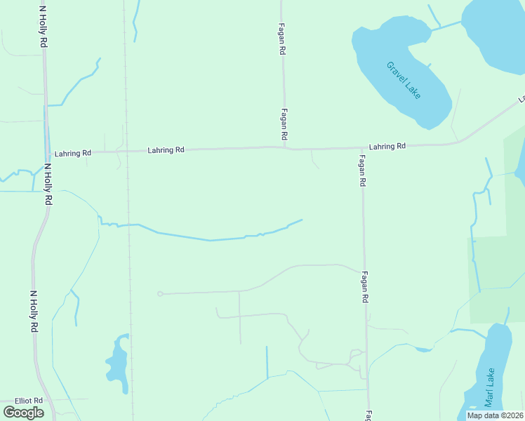 map of restaurants, bars, coffee shops, grocery stores, and more near 4340 Lahring Road in Holly