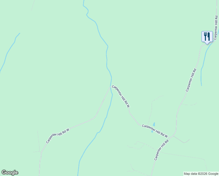 map of restaurants, bars, coffee shops, grocery stores, and more near 195 Carpenter Hill Road West in Woodford