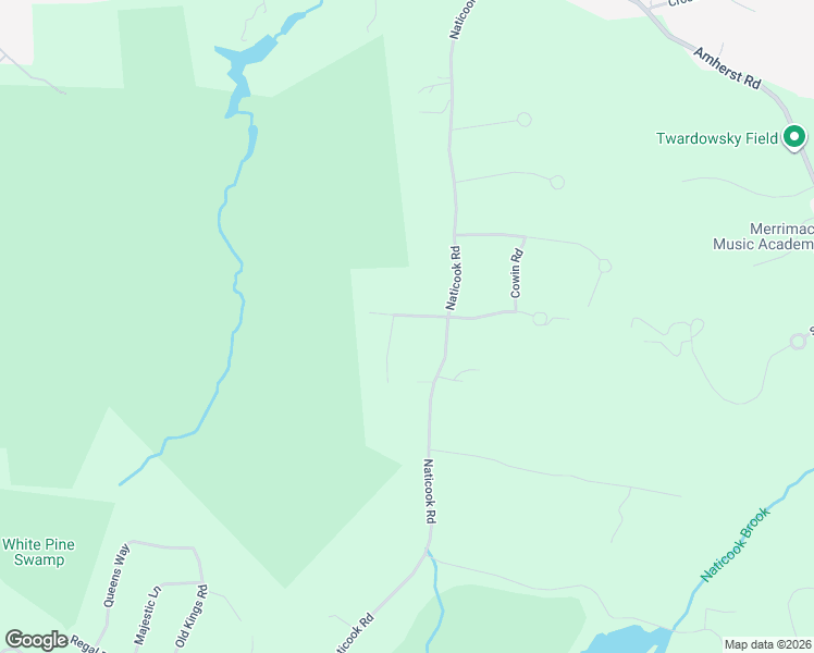 map of restaurants, bars, coffee shops, grocery stores, and more near 4 Palmeri Drive in Merrimack