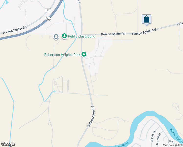 map of restaurants, bars, coffee shops, grocery stores, and more near 1021 River Heights Drive in Casper