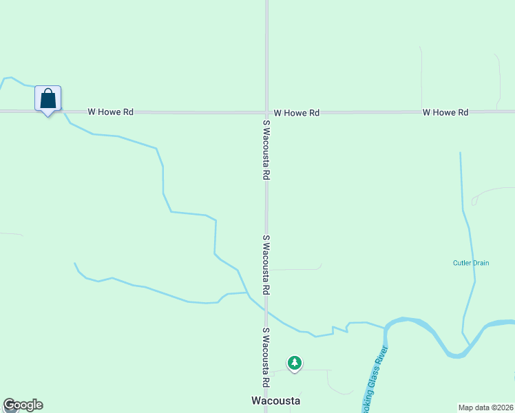 map of restaurants, bars, coffee shops, grocery stores, and more near 12232 Wacousta Road in Eagle