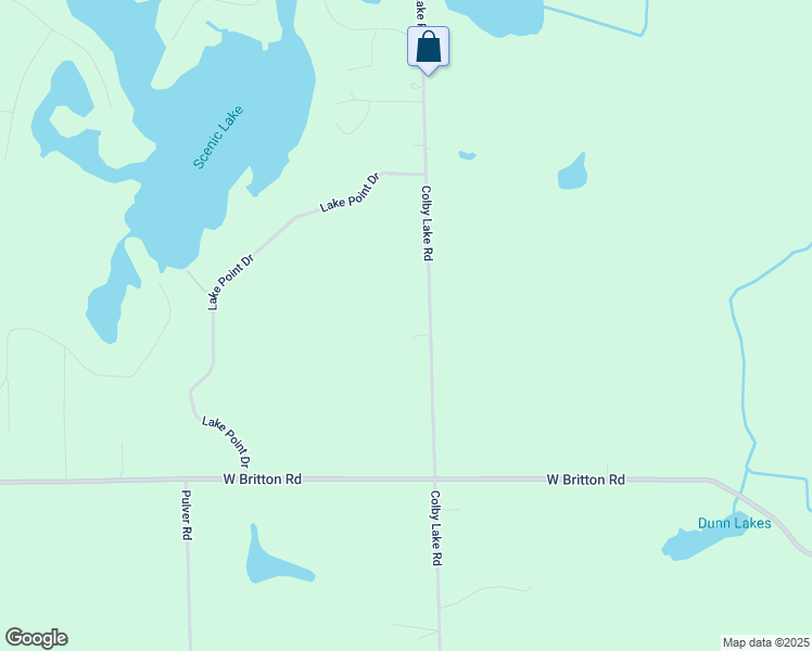 map of restaurants, bars, coffee shops, grocery stores, and more near 10652 Colby Lake Road in Perry