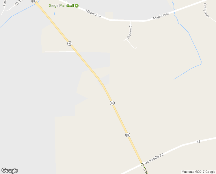 map of restaurants, bars, coffee shops, grocery stores, and more near N9568 Wisconsin 83 in Mukwonago