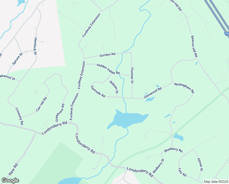 map of restaurants, bars, coffee shops, grocery stores, and more near 5 William Street in Windham