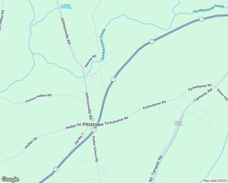 map of restaurants, bars, coffee shops, grocery stores, and more near 2992 New York 7 in Johnsonville