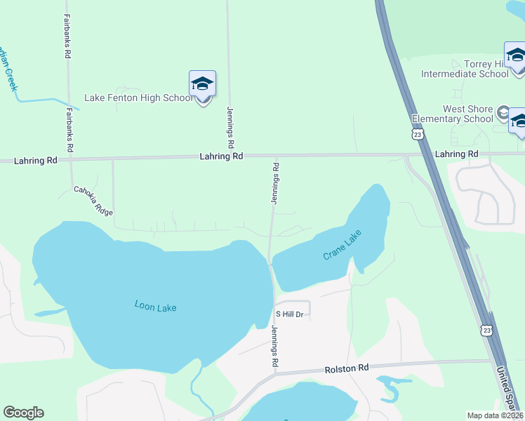 map of restaurants, bars, coffee shops, grocery stores, and more near 13086 Jennings Road in Linden