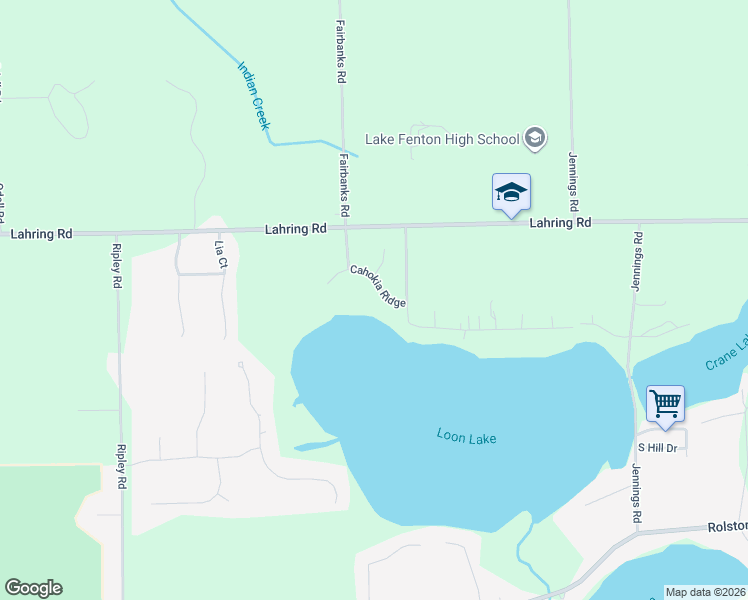 map of restaurants, bars, coffee shops, grocery stores, and more near 4235 Cahokia Ridge in Linden