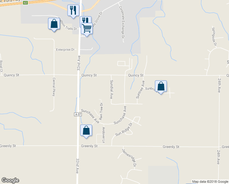 map of restaurants, bars, coffee shops, grocery stores, and more near 3908 Sundial Avenue in Hudsonville