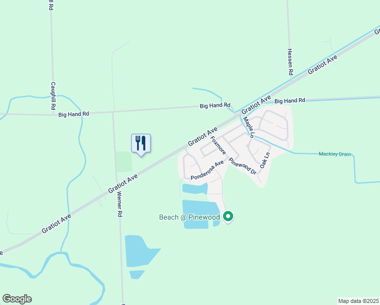 map of restaurants, bars, coffee shops, grocery stores, and more near 2123 Redwood Avenue in Columbus