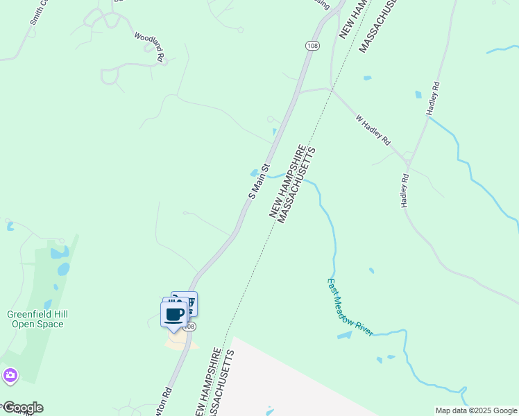 map of restaurants, bars, coffee shops, grocery stores, and more near 160 South Main Street in Newton