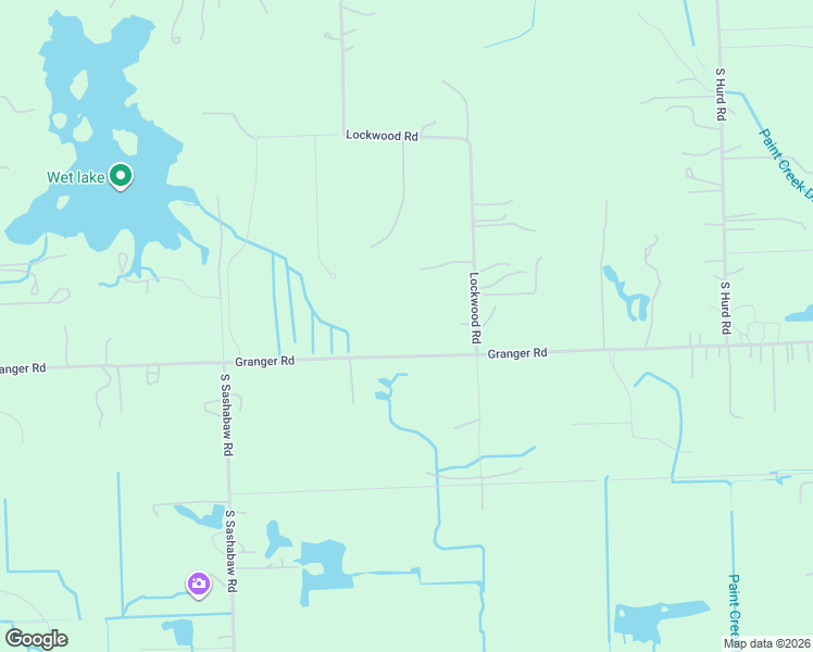 map of restaurants, bars, coffee shops, grocery stores, and more near 4399 Granger Road in Brandon Township