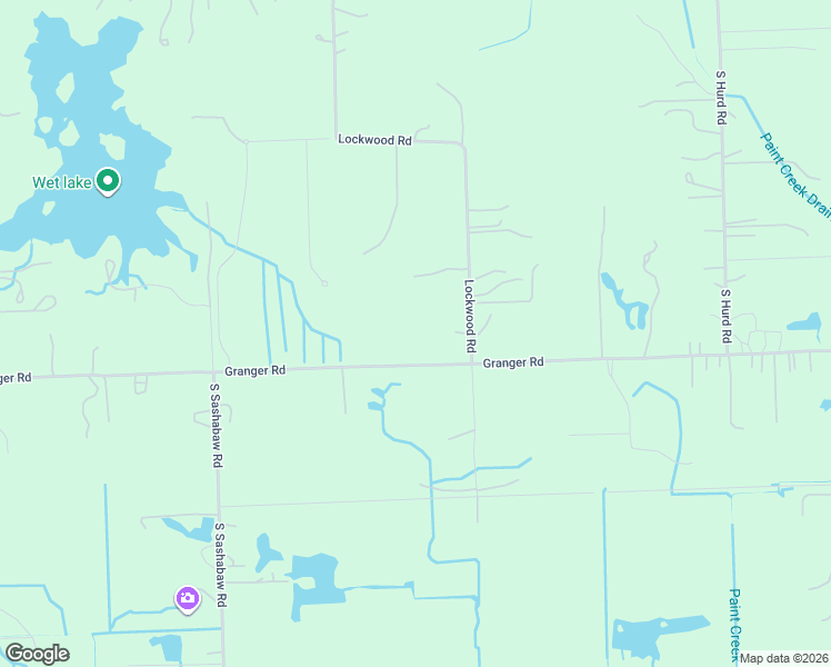 map of restaurants, bars, coffee shops, grocery stores, and more near 4399 Granger Road in Brandon Township