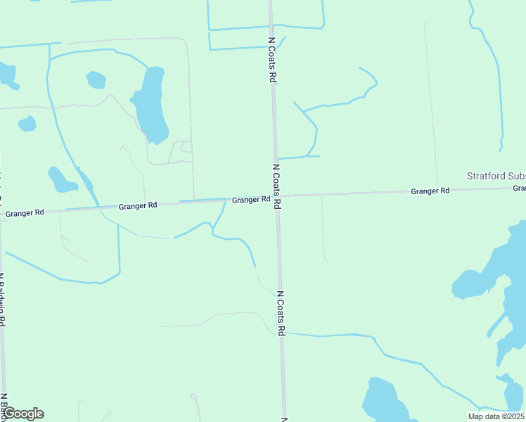 map of restaurants, bars, coffee shops, grocery stores, and more near 1955 Granger Road in Oxford