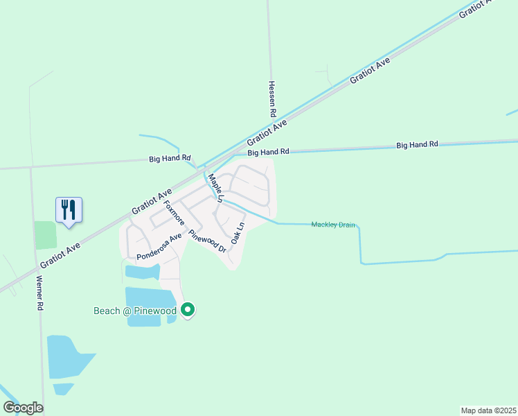 map of restaurants, bars, coffee shops, grocery stores, and more near 1111 Forest Court in Columbus