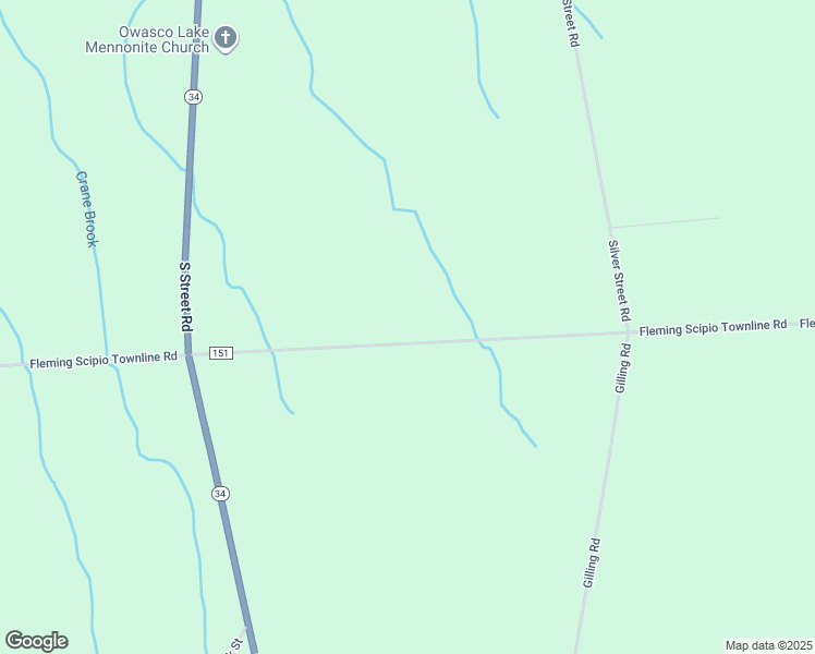 map of restaurants, bars, coffee shops, grocery stores, and more near 2629 Fleming Scipio Townline Road in Auburn