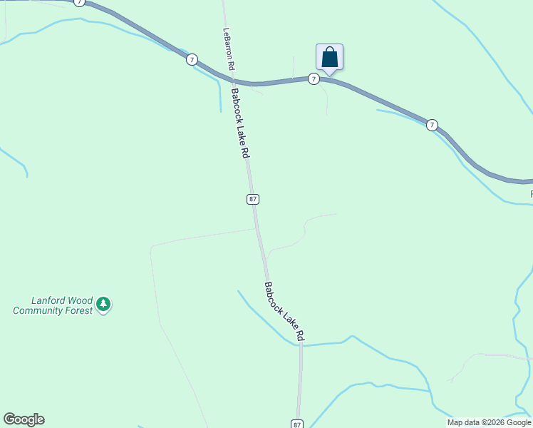 map of restaurants, bars, coffee shops, grocery stores, and more near 1276 Babcock Lake Road in Hoosick Falls