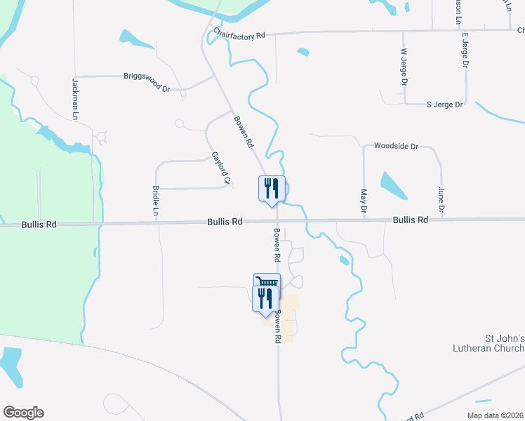 map of restaurants, bars, coffee shops, grocery stores, and more near in Elma Center
