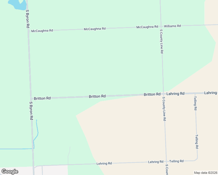 map of restaurants, bars, coffee shops, grocery stores, and more near 11539 Britton Road in Byron