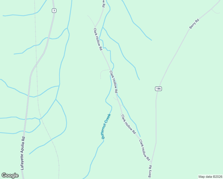 map of restaurants, bars, coffee shops, grocery stores, and more near 1407 Clark Hollow Road in LaFayette