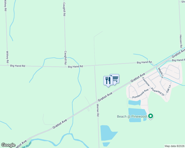 map of restaurants, bars, coffee shops, grocery stores, and more near 2028 Werner Road in Columbus