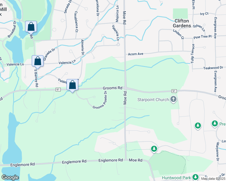 map of restaurants, bars, coffee shops, grocery stores, and more near 340 Moe Road in Saratoga County