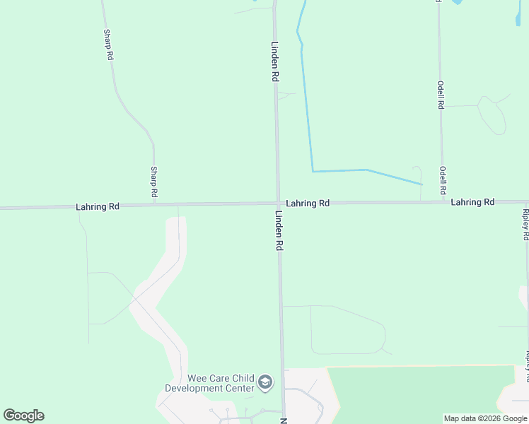 map of restaurants, bars, coffee shops, grocery stores, and more near 5428 Lahring Road in Linden