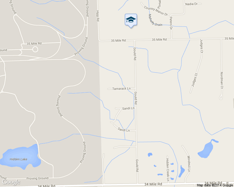 map of restaurants, bars, coffee shops, grocery stores, and more near 8216 Tamarack Lane in Macomb County