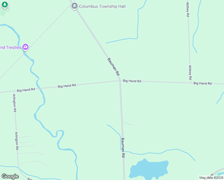 map of restaurants, bars, coffee shops, grocery stores, and more near 2052 Bauman Road in Columbus
