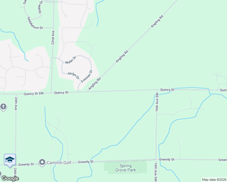 map of restaurants, bars, coffee shops, grocery stores, and more near 1843 Quincy Street in Grandville