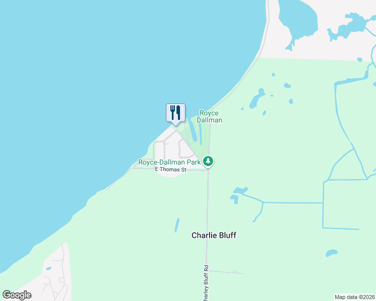 map of restaurants, bars, coffee shops, grocery stores, and more near 11609 North Circle Drive in Milton