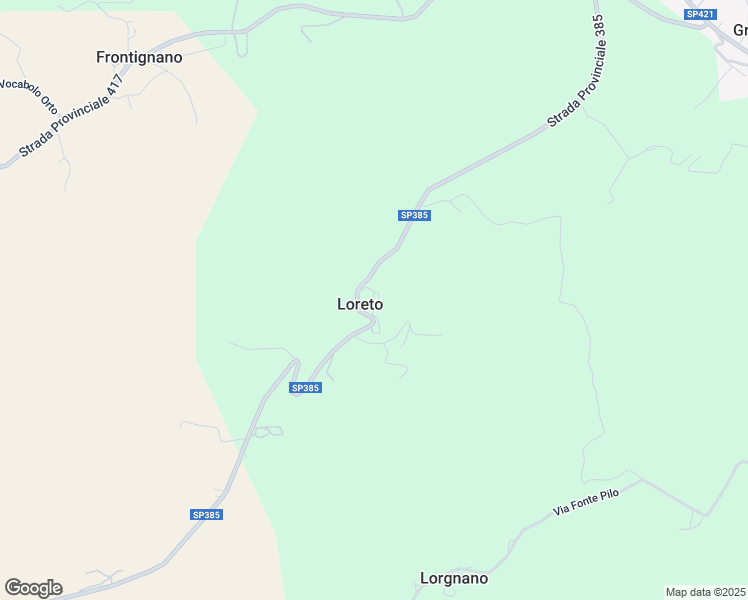 map of restaurants, bars, coffee shops, grocery stores, and more near Vocabolo Castello in Provincia di Perugia