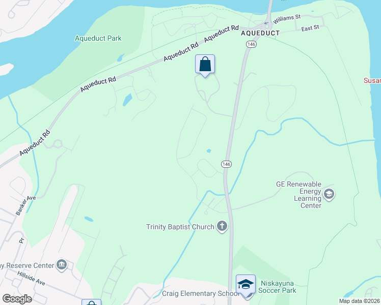 map of restaurants, bars, coffee shops, grocery stores, and more near 38 Schwaber Drive in Schenectady County