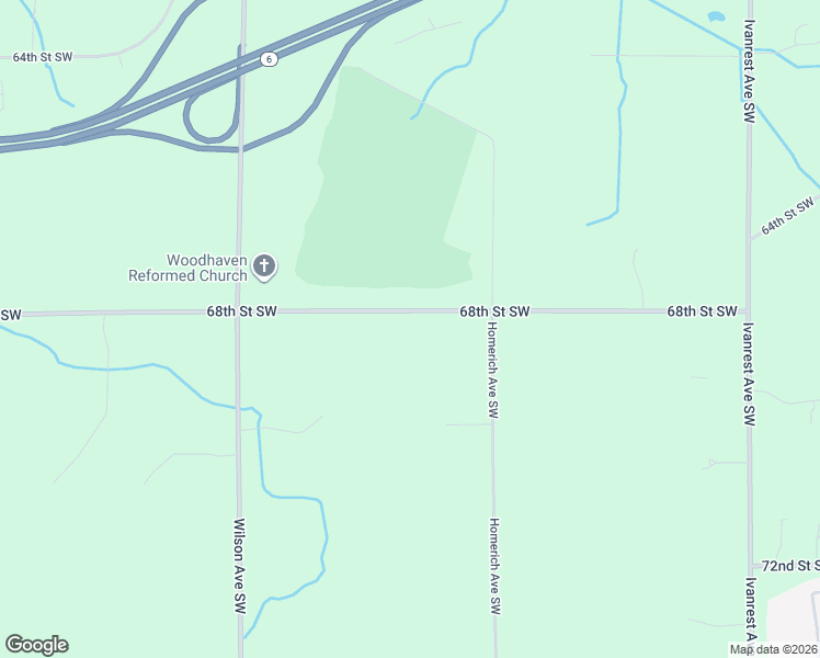 map of restaurants, bars, coffee shops, grocery stores, and more near 3757 68th Street Southwest in Byron Center