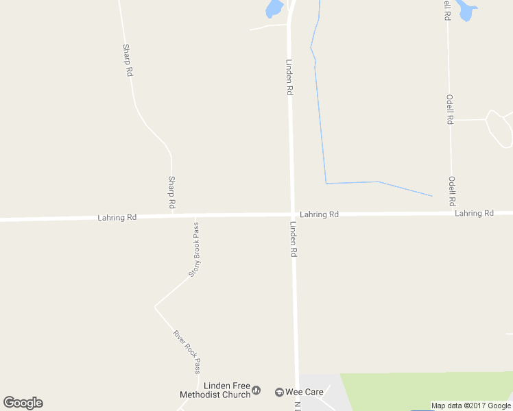 map of restaurants, bars, coffee shops, grocery stores, and more near 5428 Lahring Road in Linden